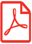 Adobe Acrobat pdf reader icon in upright position