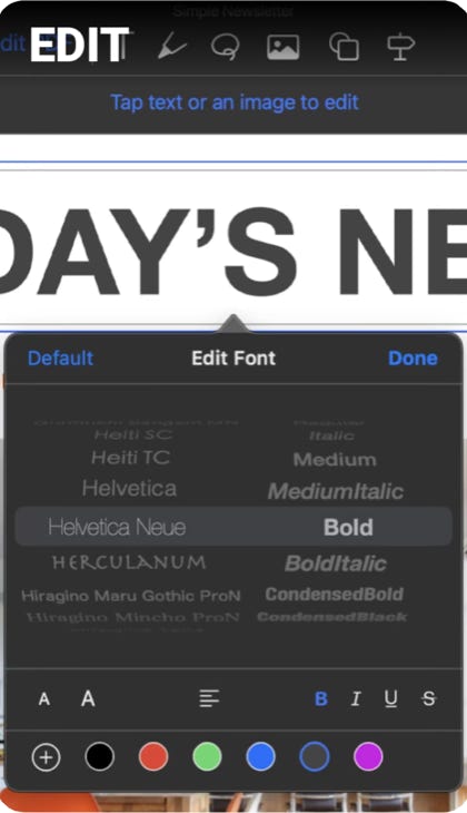 Full all-in-one editing ability 